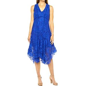 Neiman Marcus beautiful royal blue dress.